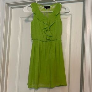 Green children’s dress